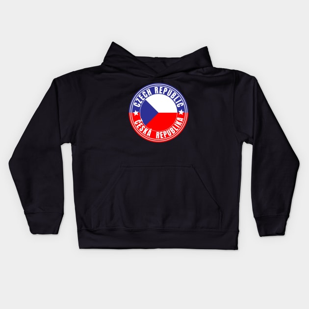 Czech Republic Kids Hoodie by footballomatic